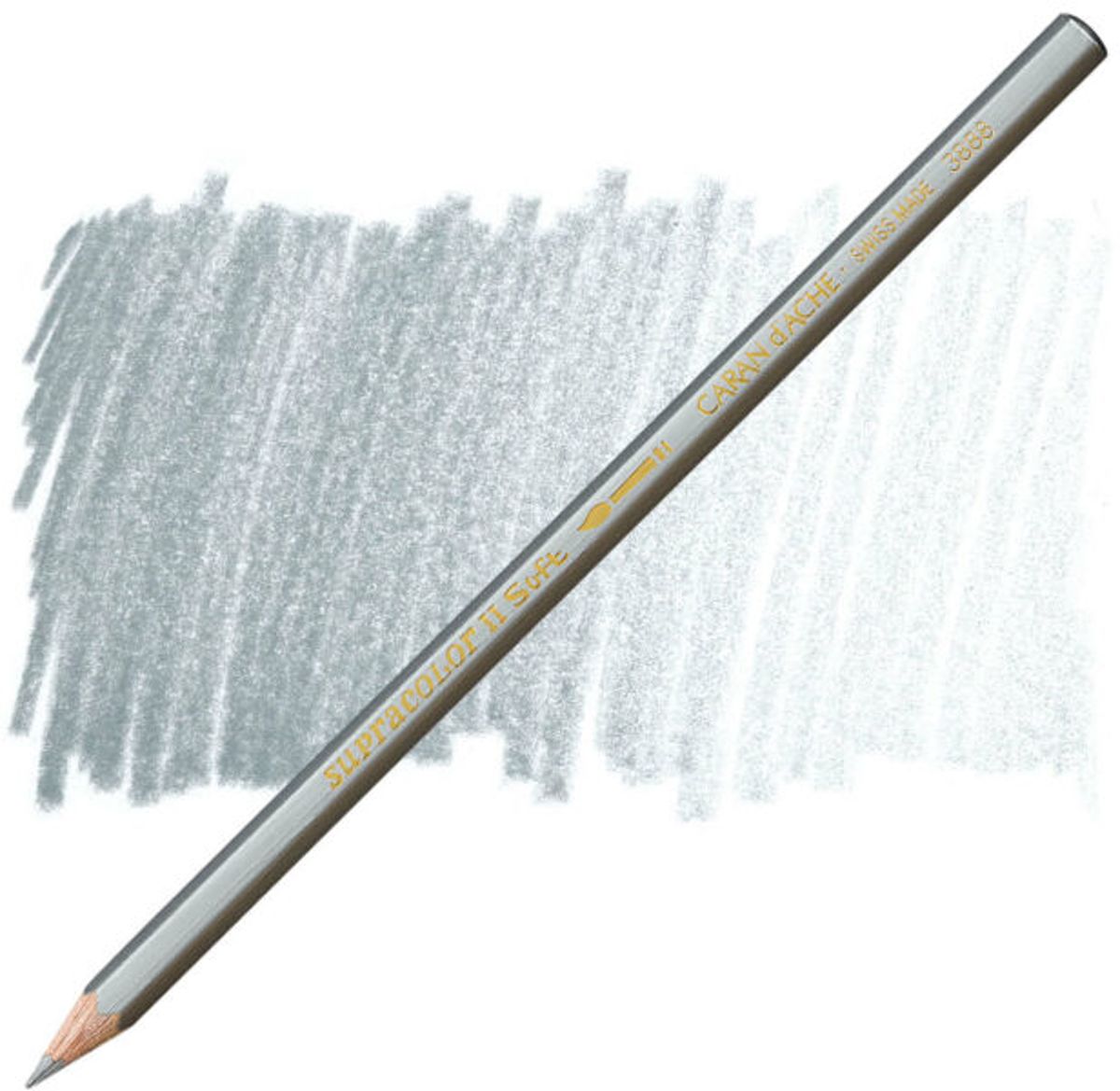 Caran Dache Supracolor   Silver (498)